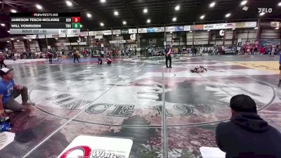 50 lbs 5th Place Match - Teagen Walston, Team Champs vs Emersen Seim, Douglas Wrestling Club