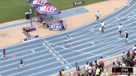 Youth Boys' 200m, Finals 10 - Age 9