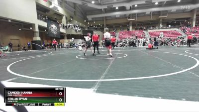 130 lbs Cons. Round 3 - Camden Hanna, Carl Junction vs Collin Ryan, Lion Elite