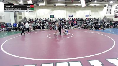 126 lbs Semifinal - Soph Um, Bristol Eastern vs Calvin Sammarco, Lyman Mem/Windham Tech