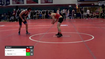 157 lbs Rr Rnd 1 - Eric Doran, VMI vs Luke Bender, Franklin & Marshall