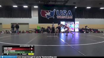 150 lbs Champ. Round 1 - Isaak Chavez, Goldman`s Wrestling Academy Of The Rockies vs Aziz Mian, Rhode Island