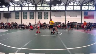 94-100 lbs 5th Place Match - Riley Hinton, Vandalia Jr High vs Ian Rotramel, Backyard Brawlers - Midwest