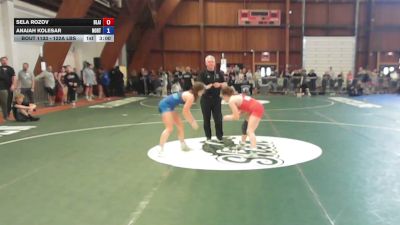 128A lbs Rr Rnd 4 - Sela Rozov, Blair Academy vs Anaiah Kolesar, Northeast Bradford