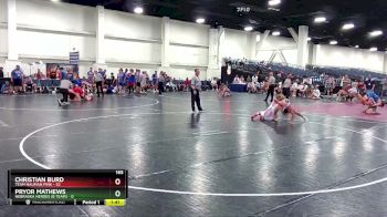 165 lbs Champ Round 1 (16 Team) - Christian Burd, Team Nauman Pink vs Pryor Mathews, Nebraska Heroes (B Team)