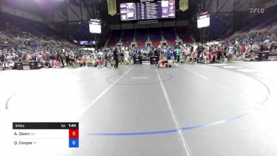 94 lbs Cons 16 #1 - Averi Dawn, Missouri vs Quincy Cooper, Iowa