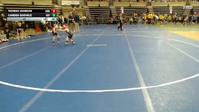 45 lbs Placement (4 Team) - Camden Boehkle, Buffalo vs Thomas Johnson, ANML