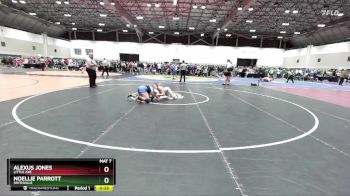 130 lbs Cons. Round 4 - Alexus Jones, Little Axe vs Noellie Parrott, Smithville