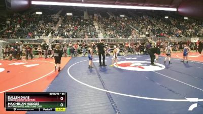 85 lbs Cons. Round 1 - Maximilian Hodges, Eastside United Wrestling Club vs Dallen Davis, Shoshoni Sharp Shooters