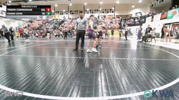 80 lbs Rr Rnd 2 - Trison Cunningham, Coalgate Wildcat Wrestling Club vs Chase Cook, Tahlequah Wrestling Club