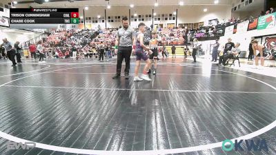 80 lbs Rr Rnd 2 - Trison Cunningham, Coalgate Wildcat Wrestling Club vs Chase Cook, Tahlequah Wrestling Club