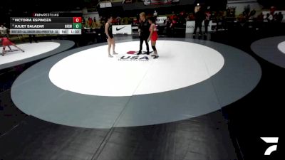 Cons. Round 4 - Abigail English-Reed, Will C Wood High School Wrestling vs Aila Duus, Sunnyvale Wrestling Club