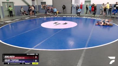 78 lbs Round 2 - Henry Thomas, Chugach Eagles Wrestling Club vs Jene Keith, Baranof Bruins Wrestling Club