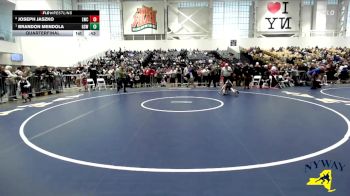 44 lbs Quarterfinal - Brandon Mendola, Greece Storm Wrestling vs Joseph Jaszko, LeRoy Wrestling Club