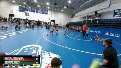 45 lbs 3rd Place Match - Bennett Booth, Windy City Wrestlers vs Daxton Perleberg, Touch Of Gold Wrestling Club