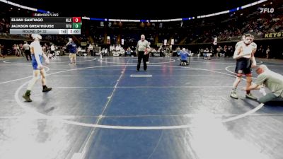 90 lbs Round Of 32 - Elijah Santiago, Allentown vs Jackson Greathouse, Titusville