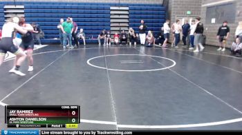 158 lbs Cons. Semi - Jay Ramirez, Small Town Wrestling vs Ashton Danielson, Lil Mavs Wrestling