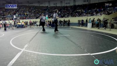 60 lbs Quarterfinal - Nahmee Wildcat, Pawhuska Elks Takedown vs Audrey Hembree, Wyandotte Youth Wrestling