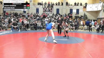 132 lbs Final - Alexia Coleman, Salem vs Melanie Miles, Putnam