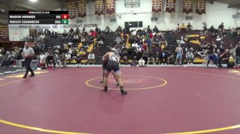 132 lbs Champ. Round 1 - Mason Hermes, Edison vs Rocco Czarnecki, Cuyahoga Valley Christian Academy