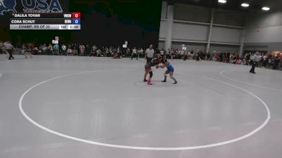 115 lbs Champ. Rd Of 32 - Dalila Tovar, Victory Wrestling-Central WA vs Cora Schut, Berge Elite Wrestling Academy