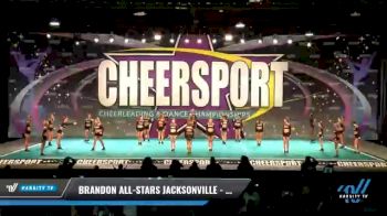 Brandon All-Stars Jacksonville - Gloss [2021 L3 Senior - Medium Day 1] 2021 CHEERSPORT National Cheerleading Championship