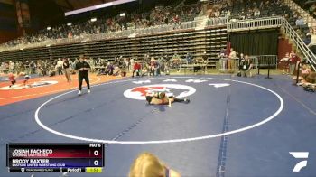 67 lbs Cons. Round 2 - Josiah Pacheco, Wyoming Unattached vs Brody Baxter, Eastside United Wrestling Club