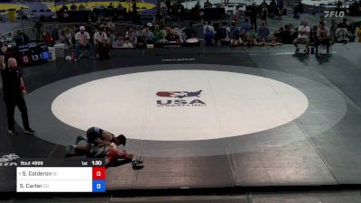 88 lbs Rnd Of 32 - Stephano Calderon, SC vs Simon Carter, CO