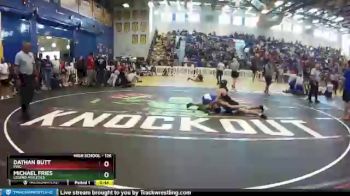 126 lbs Cons. Round 2 - Michael Fries, Legend Athletics vs Dathan Butt, PWC