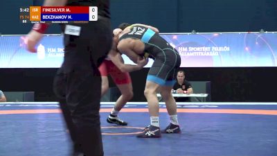 74 kg Quarter Final - Mitch Finesilver, ISR vs Nurlan Bekzhanov, KAZ