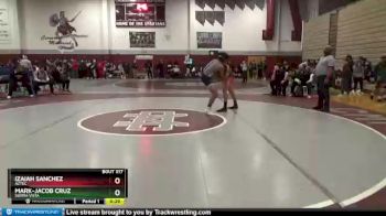 145 lbs Cons. Round 3 - Mark-Jacob Cruz, Sierra Vista vs Izaiah Sanchez, Aztec