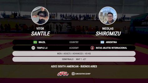 Vitor Santile vs NICOLAS SHIROMIZU 2025 ADCC South American Championship