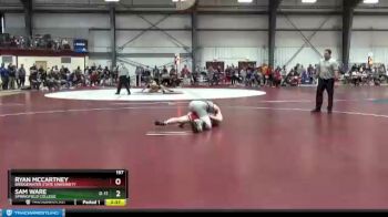 197 lbs Champ. Round 1 - Sam Ware, Springfield College vs Ryan Mccartney, Bridgewater State University