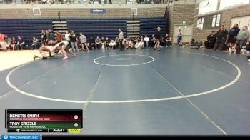 220/HWT 1st Place Match - Troy Grizzle, Mountain View High School vs Demetri Smith, Mountain Man Wrestling Club