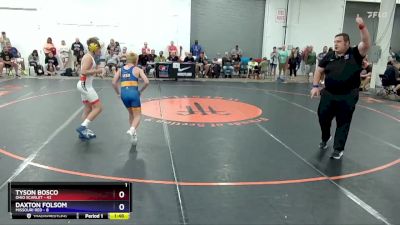 106 lbs Quarters & 1st Wb (16 Team) - Tyson Bosco, Ohio Scarlet vs Daxton Folsom, Missouri Red