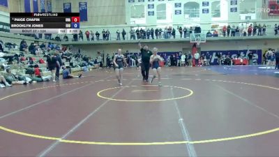 124 lbs Quarterfinal - Brooklyn Jones, Eastern Oregon University vs Paige Chafin, Unattached