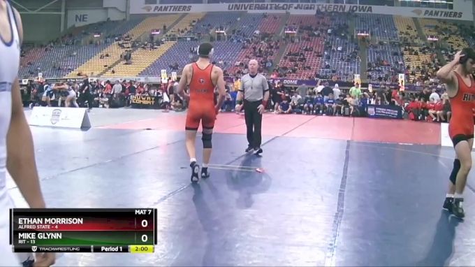 157 lbs Finals (8 Team) - Marek Bush, RIT vs Benjamin Rivera, Alfred State