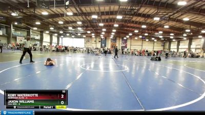 52 lbs Rd# 6- 9:00am Saturday Final Pool - Koby Waterkotte, Nebraska Elite vs Jaxon Williams, Cali Red