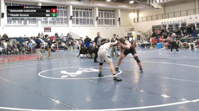 175 lbs Consi Of 4 - Benjamin Carlson, Hall vs Frank Scalia, New Milford