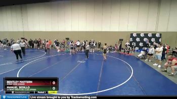 108 lbs Cons. Round 3 - Manuel Sedillo, LV Bear Wrestling Club (Spring vs Bentley Mattern, Scrap Yard Garage