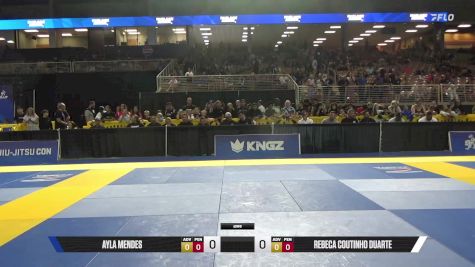 Rebeca Coutinho Duarte vs Ayla Mendes 2025 Pan Kids Jiu-Jitsu IBJJF Championship