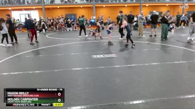 75 lbs Quarterfinal - Holden Carpenter, Legacy Elite Wrestling vs Mason Reilly, West Wateree Wrestling Club