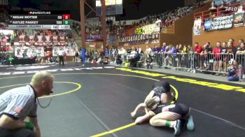 110 lbs Champ. Round 1 - Kegan Motter, El Dorado HS vs Kaylee Pankey, Tonganoxie Hs