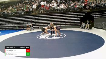 215 lbs Cons. Round 3 - Daniel Hoyal, Lehi vs Hunter Homer, Wasatch