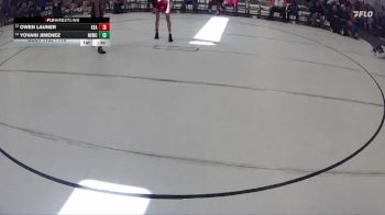 116 lbs Quarterfinal - Owen Launer, Kearney vs Yovani Jimenez, Nebraska Elite Wrestling Club