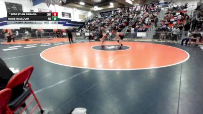 165 lbs Champ. Round 2 - Sebastian Parada, Centennial (Corona) vs Elias Salloum, Ayala