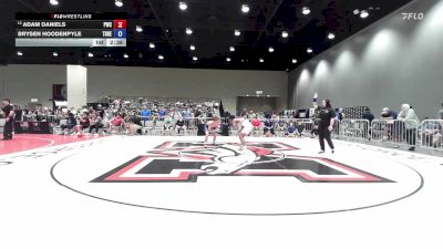 126 lbs Champ. Rd Of 32 - Adam Daniels, Paris Wrestling Club vs Brysen Hoodenpyle, Threestyle