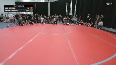 100 lbs Round 3 - Maurice Worthy, Mat Assassins Black vs Jake Stevens, Iron Horse Blue