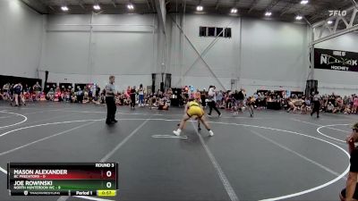 113 lbs Round 3 (8 Team) - Mason Alexander, BC Predators vs Joe Rowinski, North Hunterdon WC