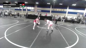 116 lbs Consi Of 16 #2 - Isabella Timmerman, Stout Wr Ac vs Wanyu Chen, Animal House